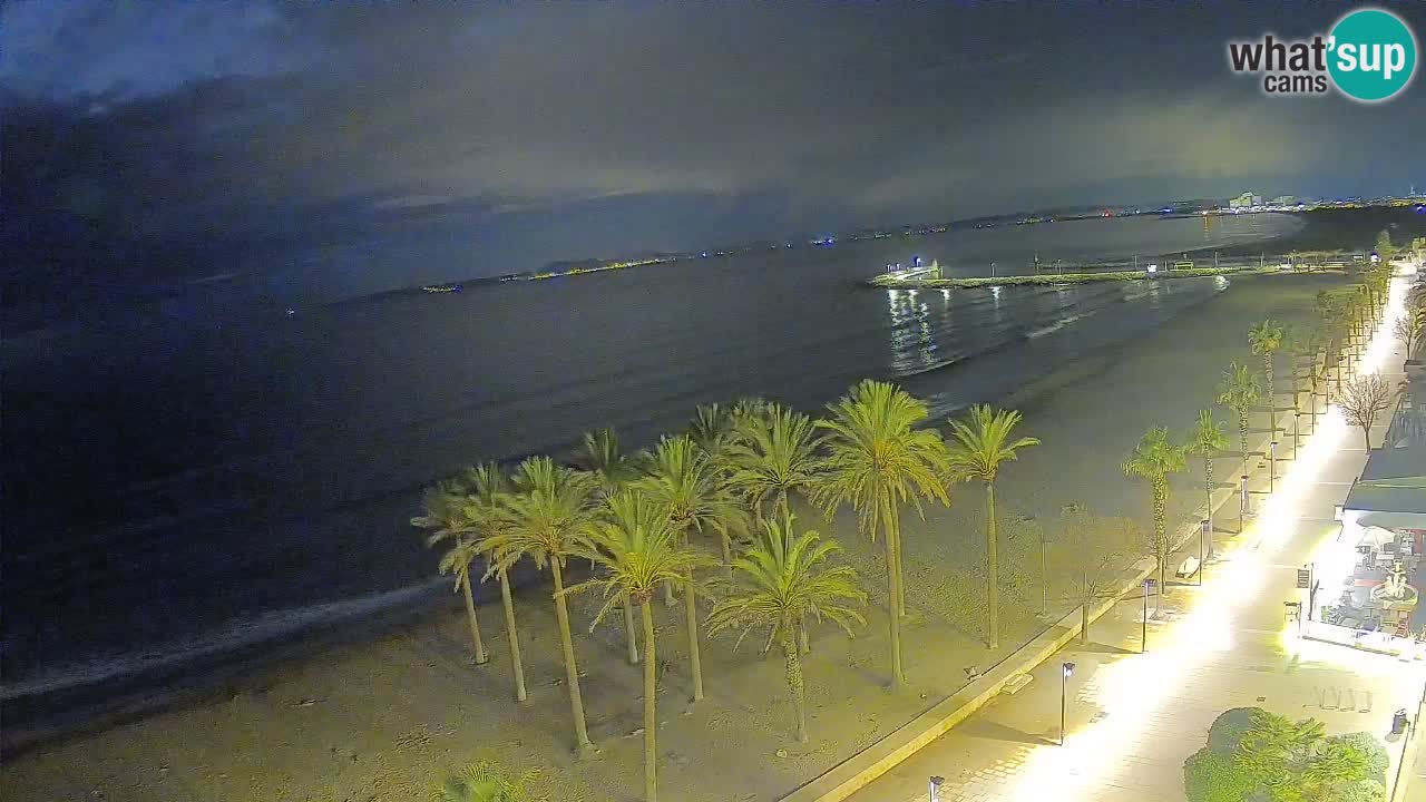 LIVEcam Roses plage – Hotel Montecarlo