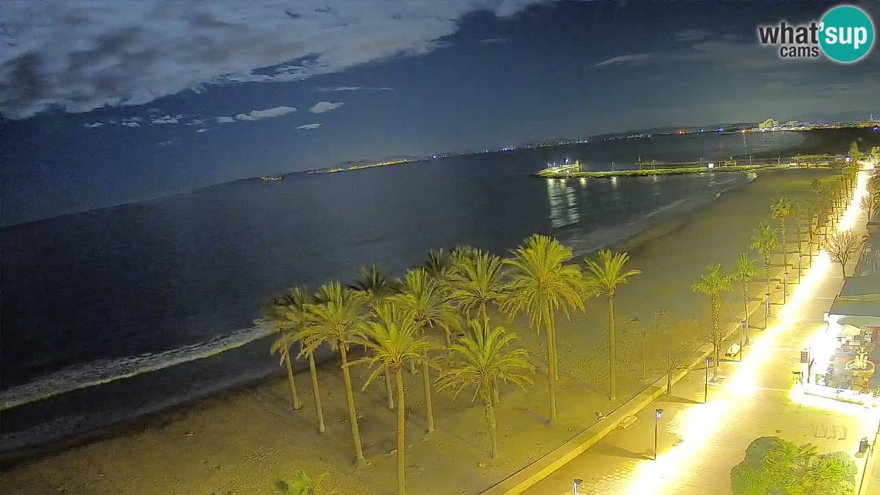 LIVEcam Roses plage – Hotel Montecarlo