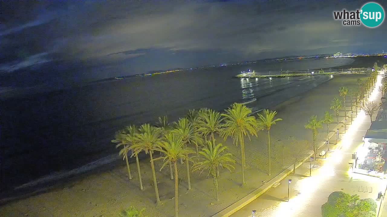 LIVEcam Roses plage – Hotel Montecarlo