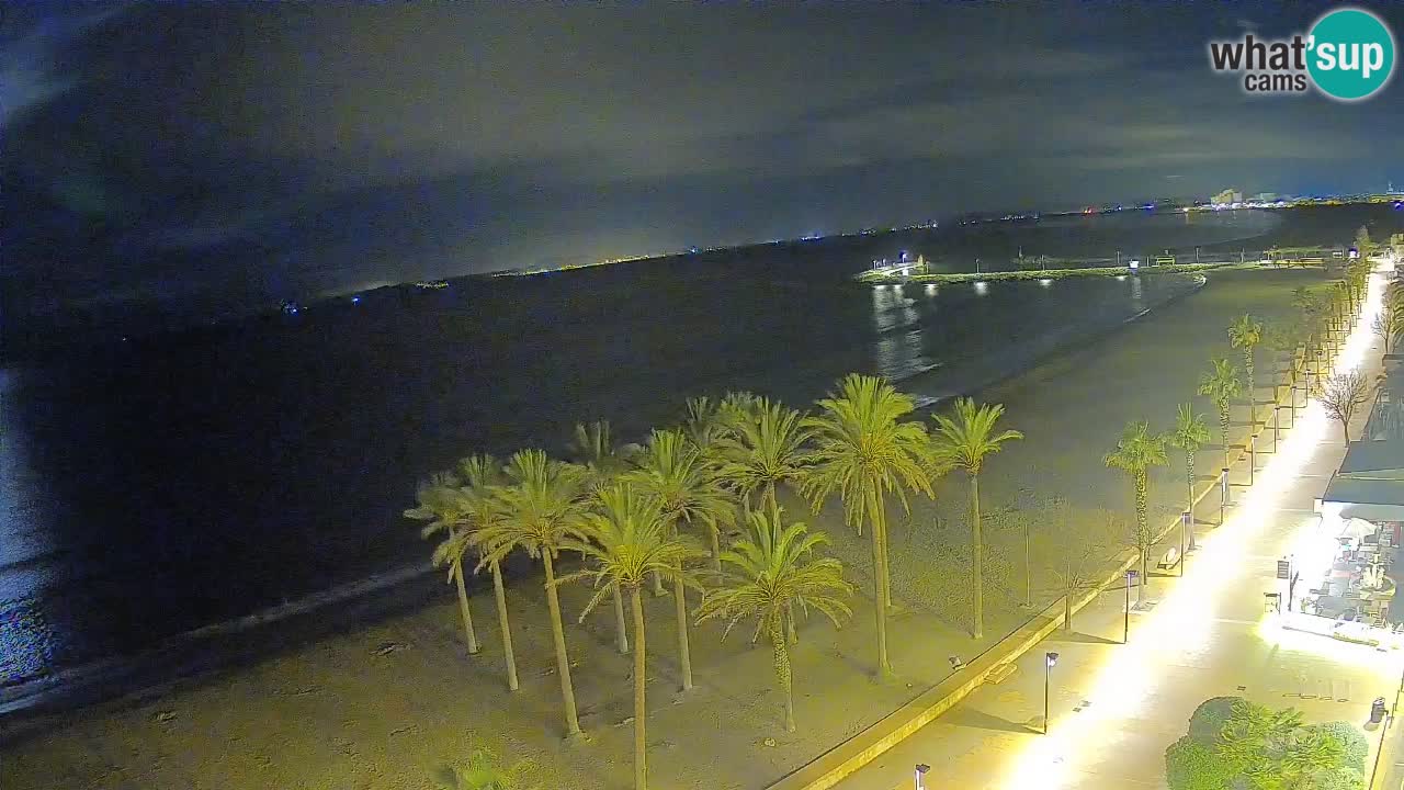 LIVEcam Roses plage – Hotel Montecarlo