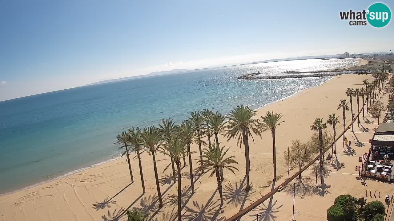 LIVEcam Roses plage – Hotel Montecarlo