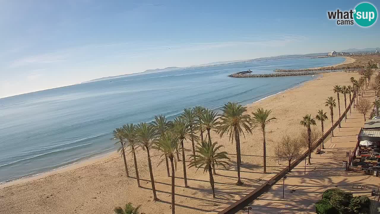 LIVEcam Roses plage – Hotel Montecarlo