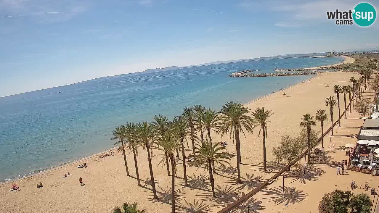 LIVEcam Roses plage – Hotel Montecarlo