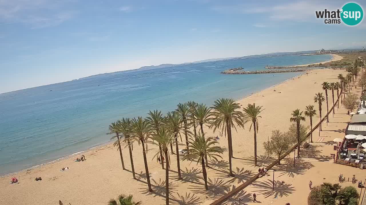 LIVEcam Roses plage – Hotel Montecarlo