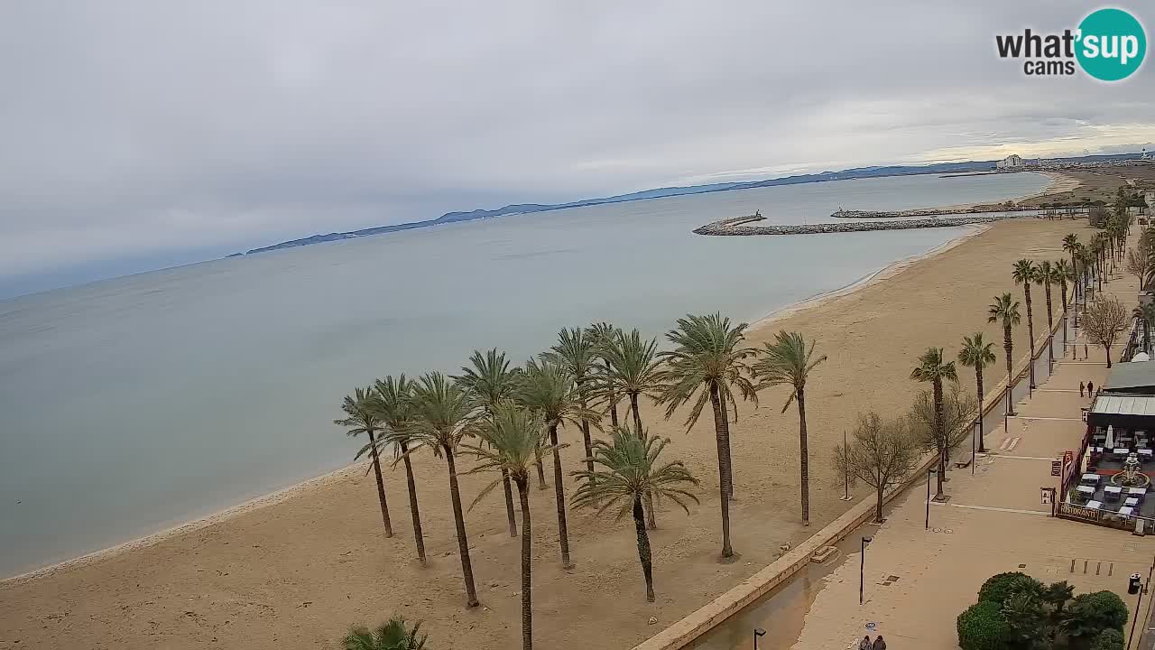 LIVEcam Roses plage – Hotel Montecarlo