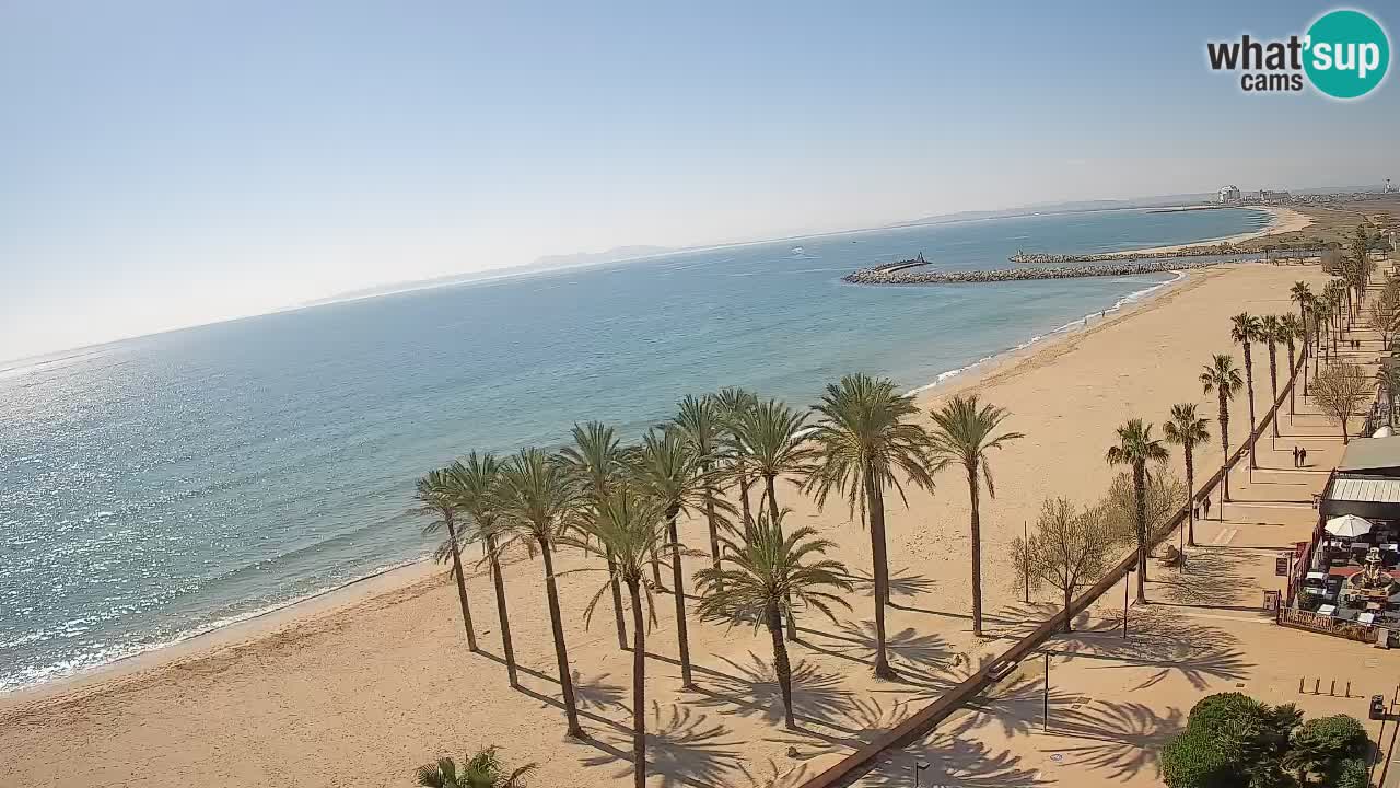 LIVEcam Roses plage – Hotel Montecarlo