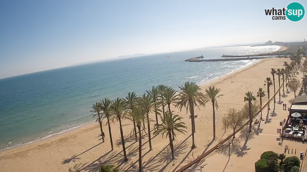 LIVEcam Roses plage – Hotel Montecarlo