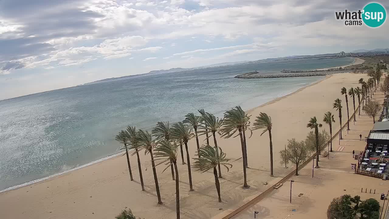 LIVEcam Roses plage – Hotel Montecarlo