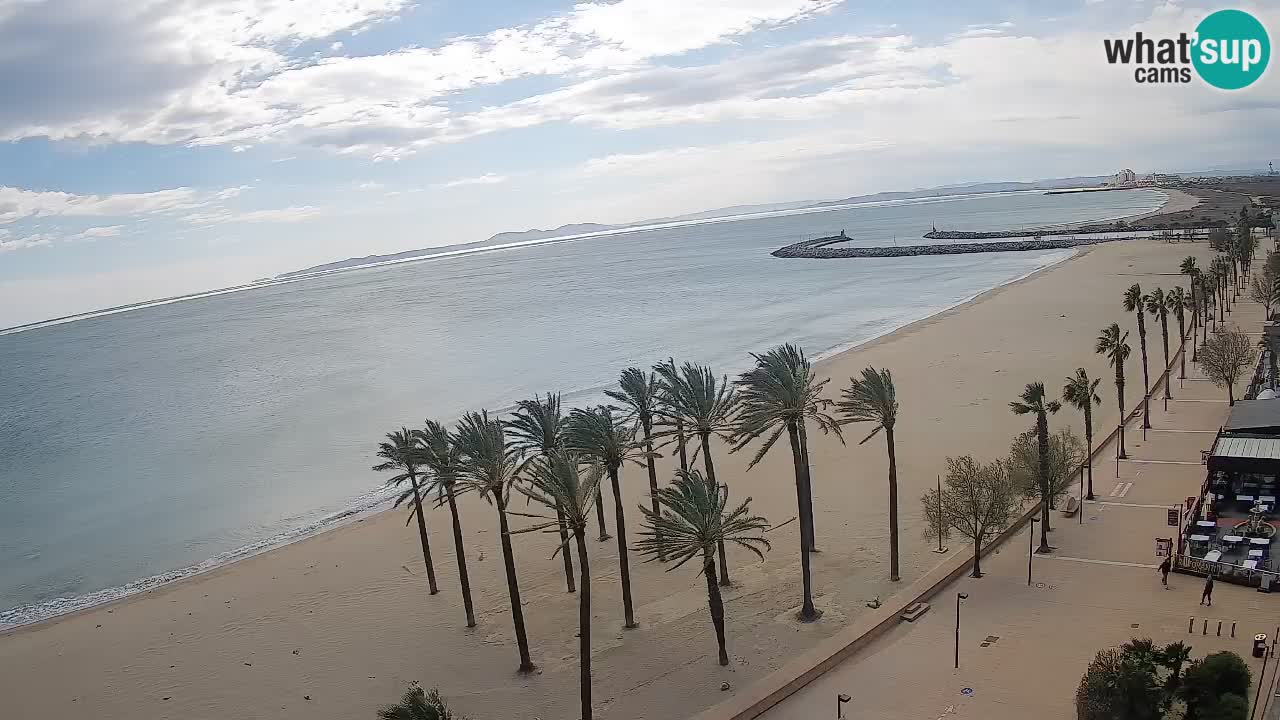 LIVEcam Roses plage – Hotel Montecarlo