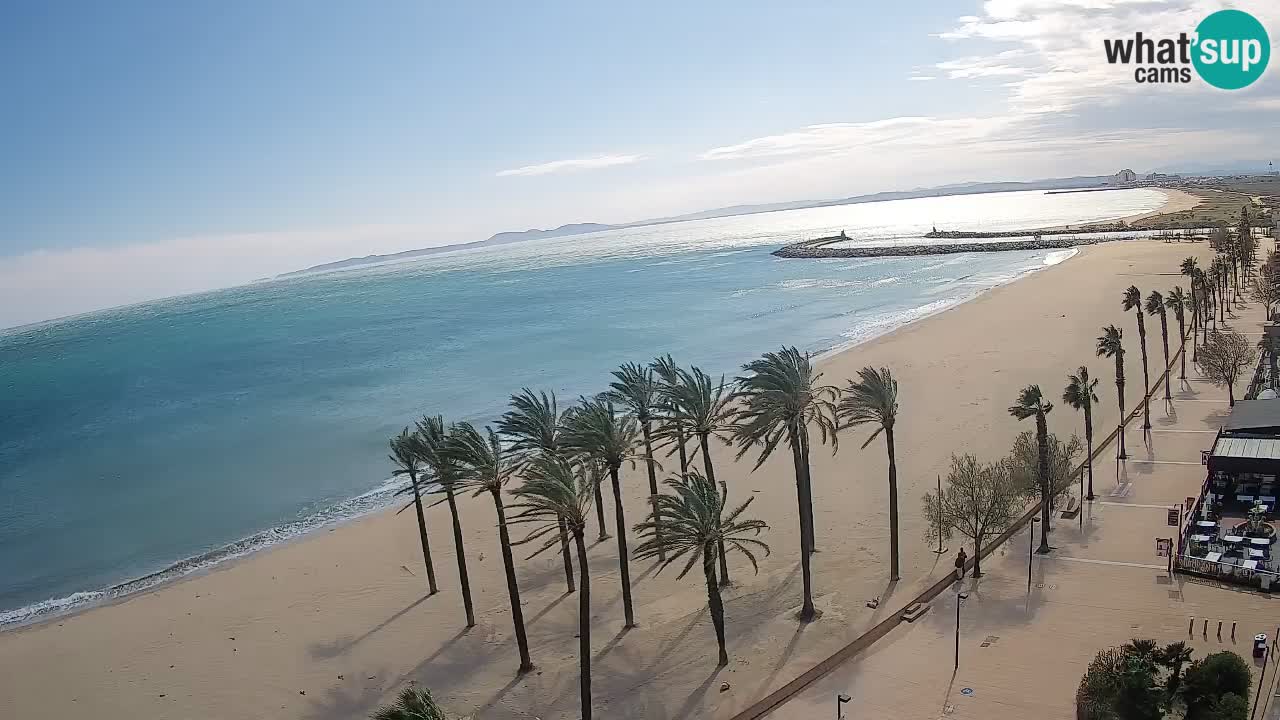 LIVEcam Roses plage – Hotel Montecarlo