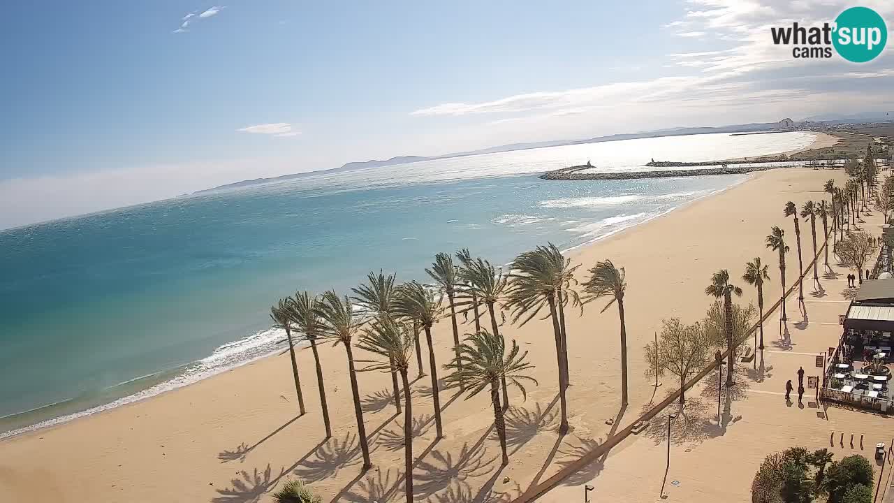 LIVEcam Roses plage – Hotel Montecarlo