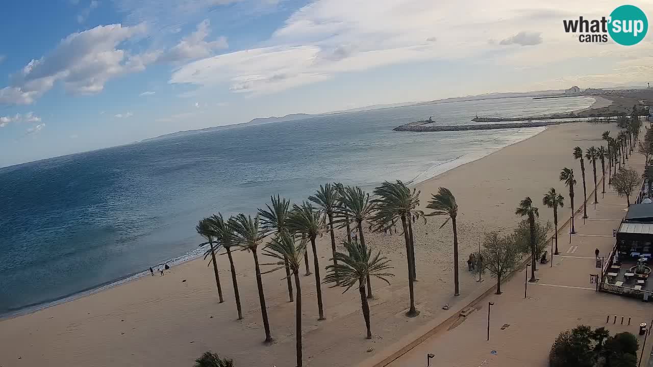 LIVEcam Roses plage – Hotel Montecarlo