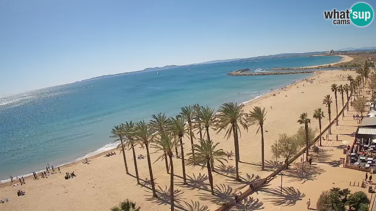 LIVEcam Roses plage – Hotel Montecarlo