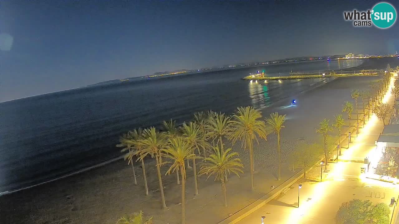LIVEcam Roses plage – Hotel Montecarlo