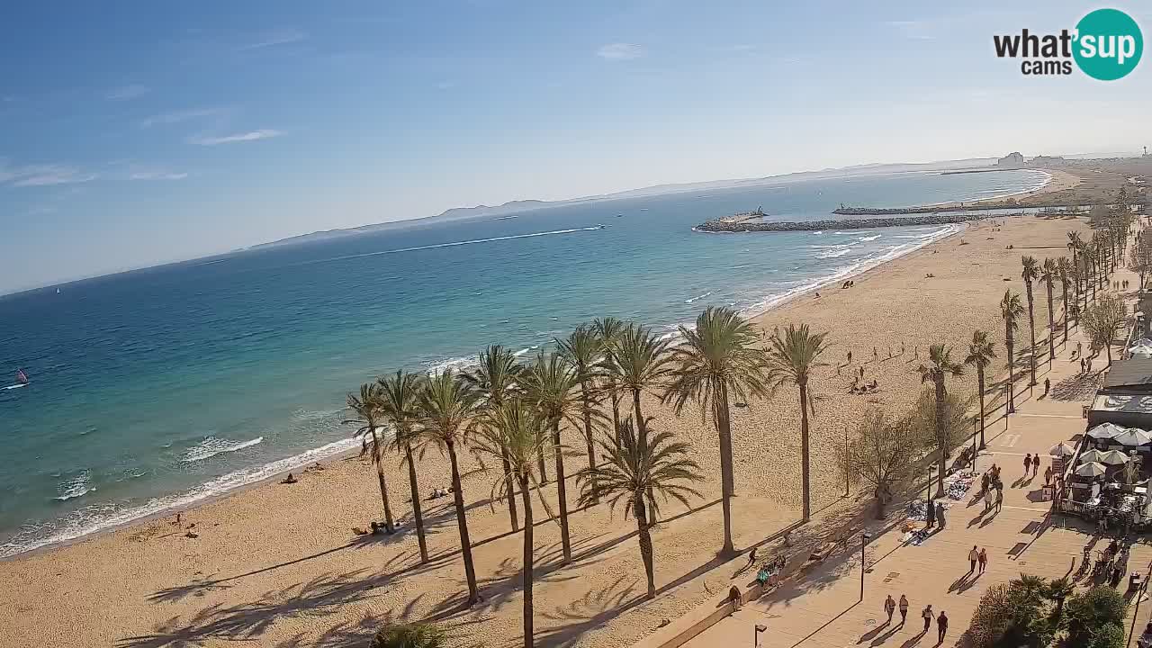 LIVEcam Roses plage – Hotel Montecarlo