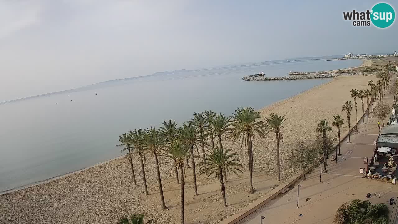 LIVEcam Roses plage – Hotel Montecarlo