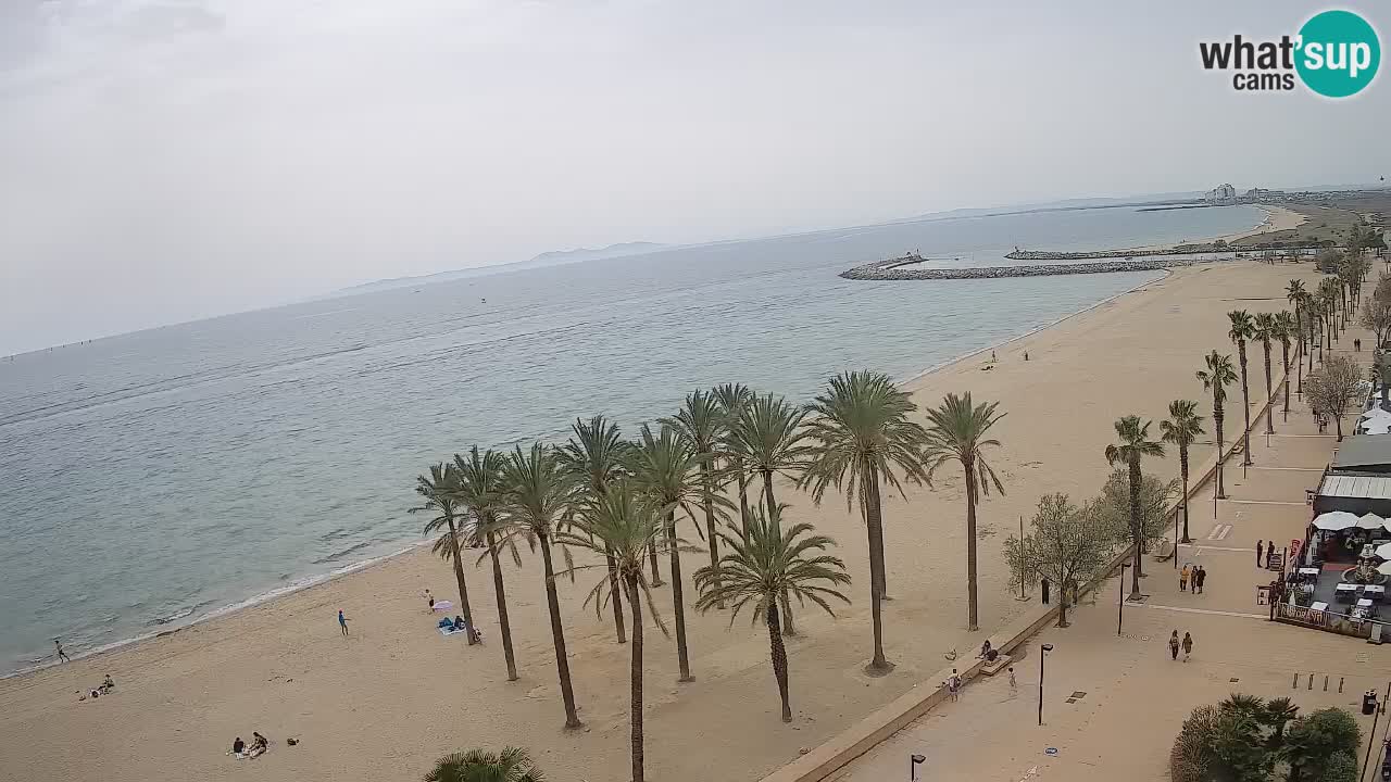 LIVEcam Roses plage – Hotel Montecarlo