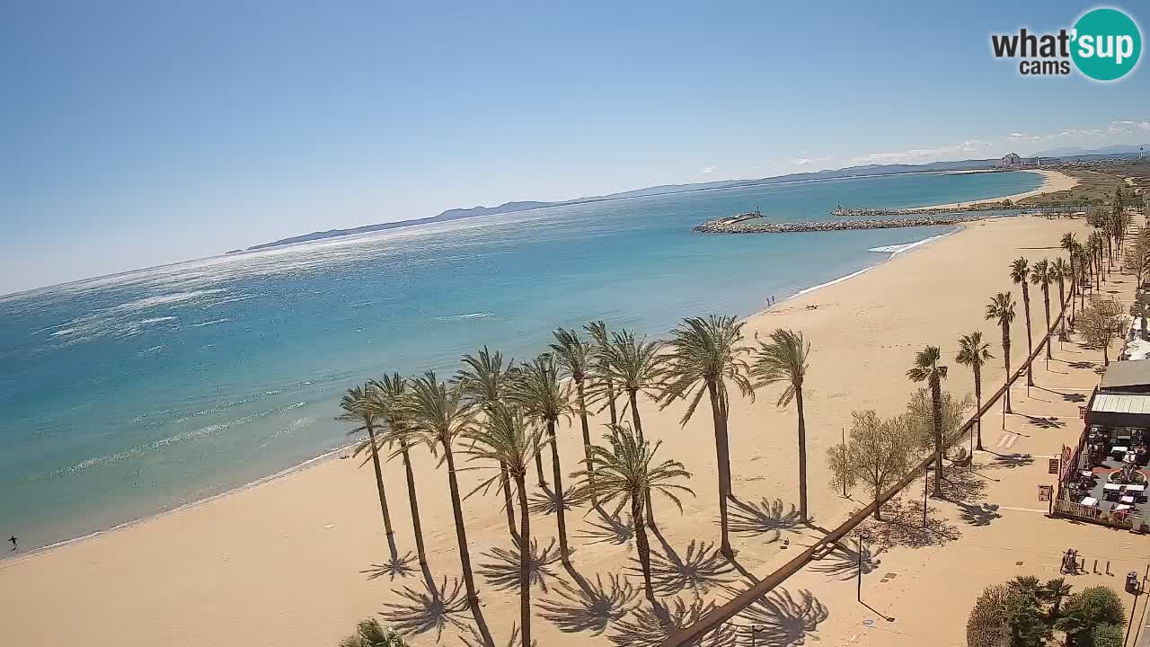 LIVEcam Roses plage – Hotel Montecarlo