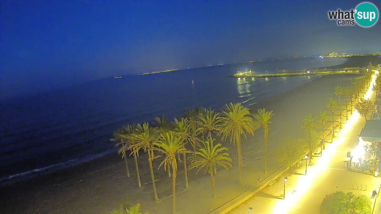 LIVEcam Roses plage – Hotel Montecarlo