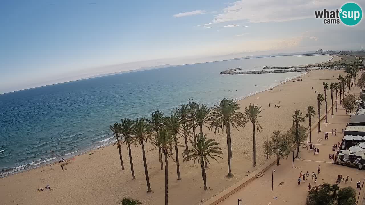 LIVEcam Roses plage – Hotel Montecarlo