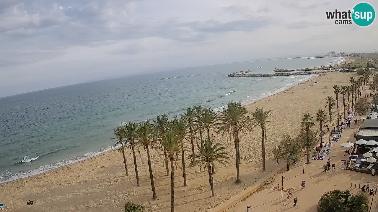 LIVEcam Roses plage – Hotel Montecarlo