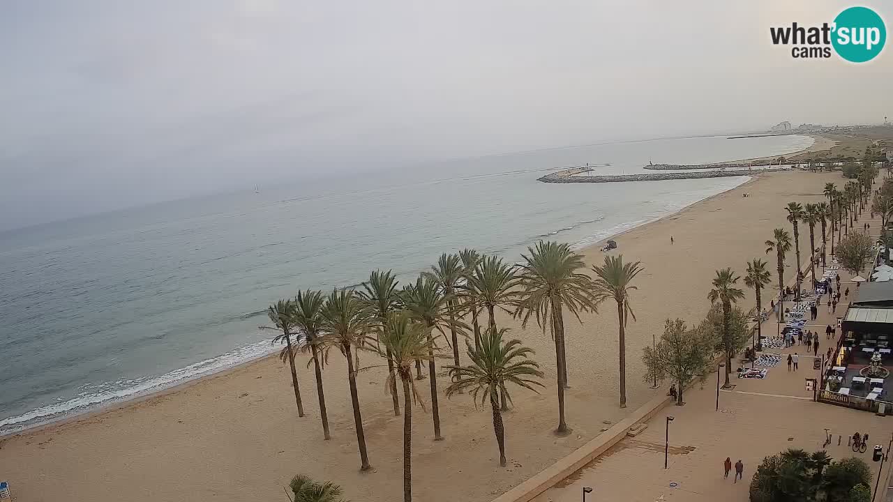 Kamera v Živo Roses plaža – pogled s hotela Montecarlo