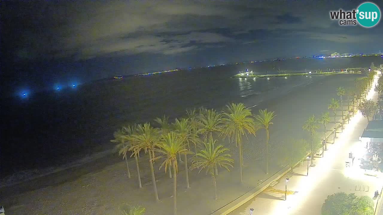 LIVEcam Roses plage – Hotel Montecarlo