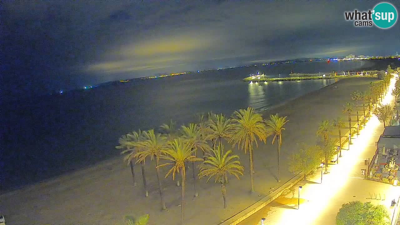 LIVEcam Roses plage – Hotel Montecarlo