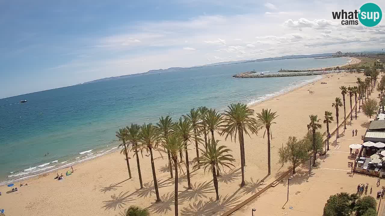 LIVEcam Roses plage – Hotel Montecarlo