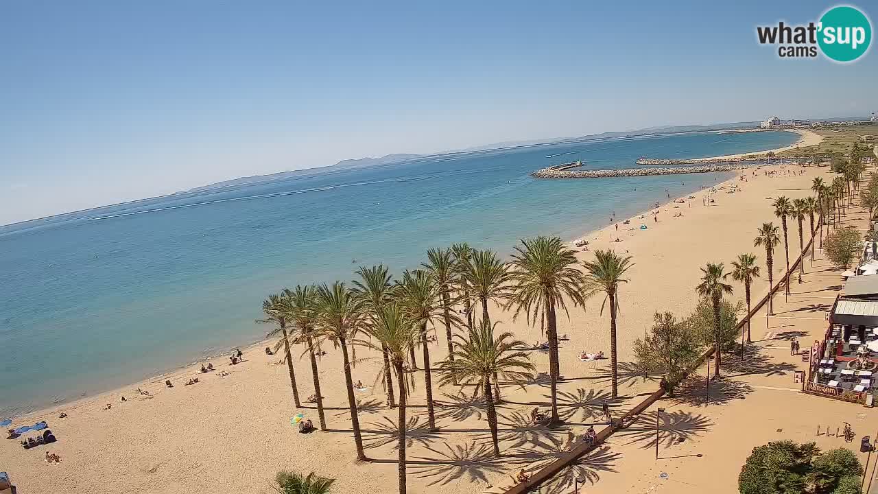 LIVEcam Roses plage – Hotel Montecarlo
