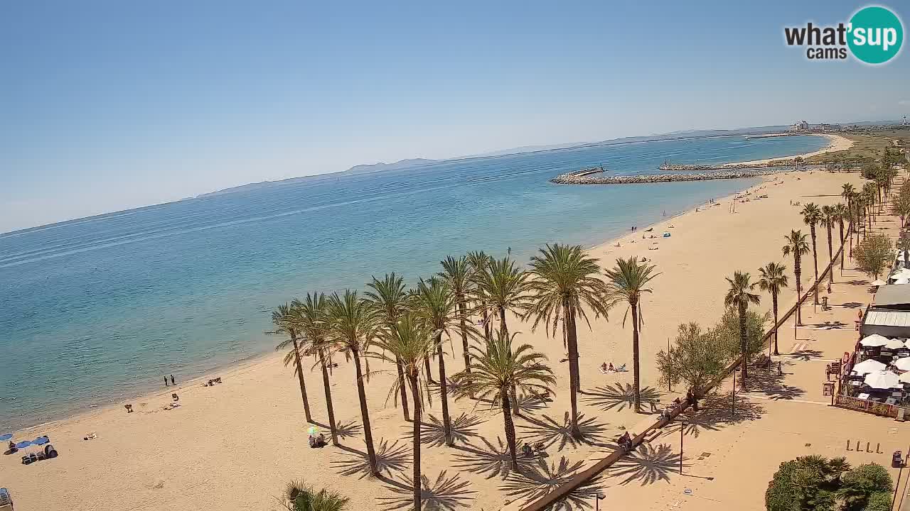 LIVEcam Roses plage – Hotel Montecarlo