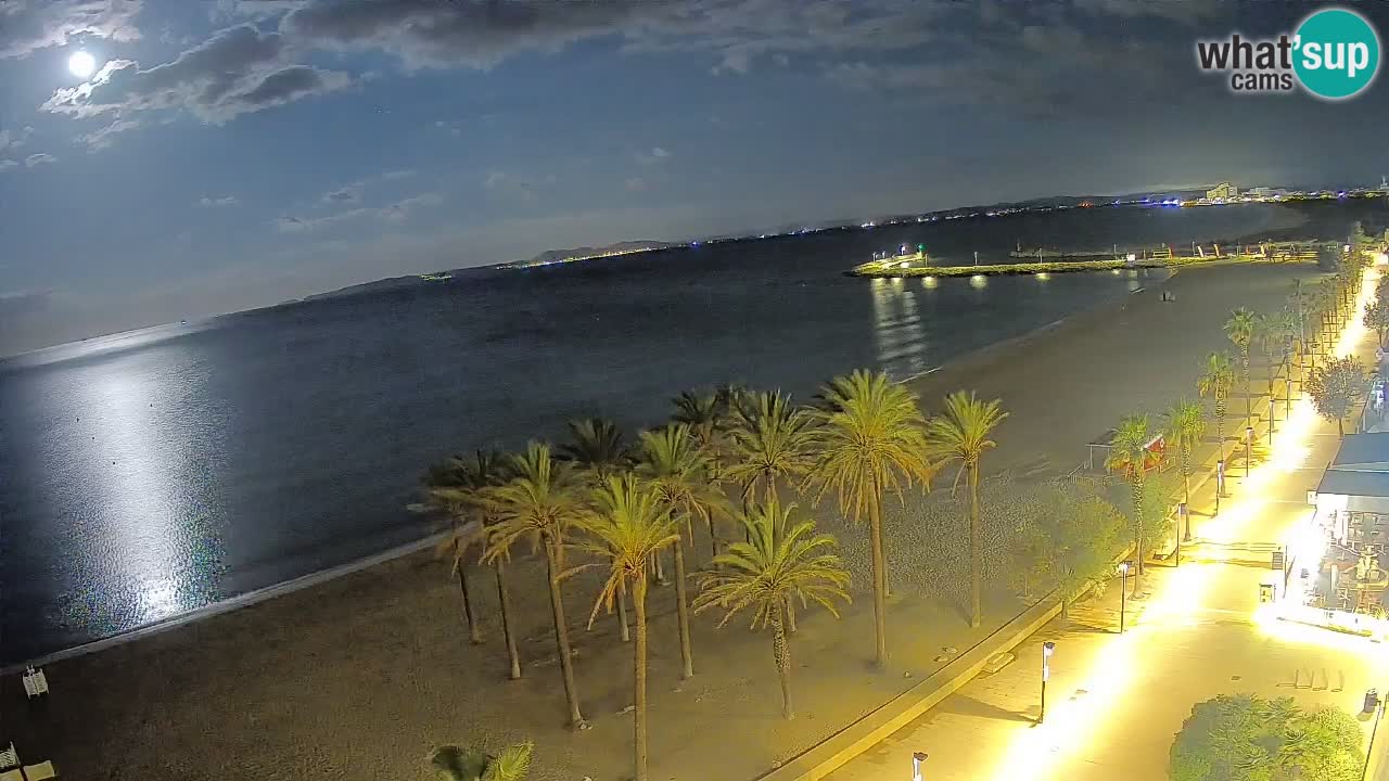 LIVEcam Roses plage – Hotel Montecarlo
