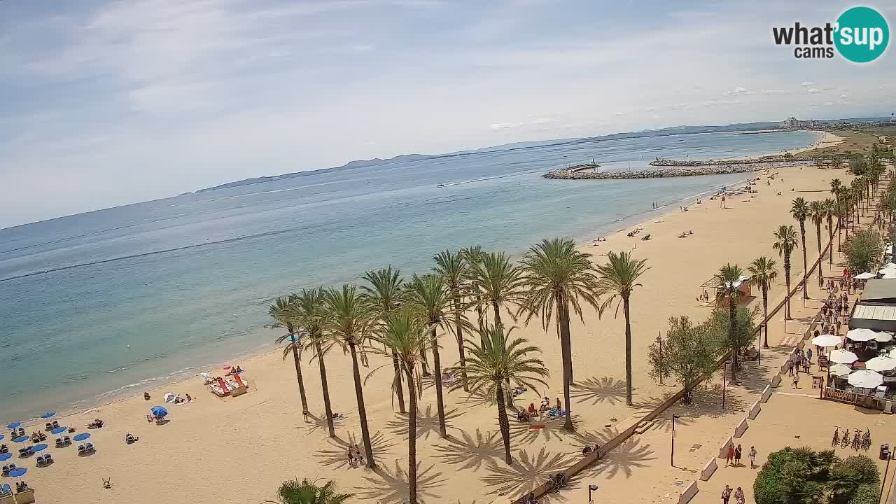 LIVEcam Roses plage – Hotel Montecarlo