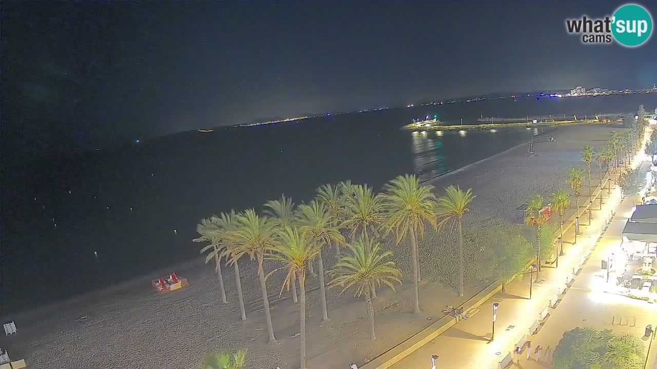 LIVEcam Roses plage – Hotel Montecarlo