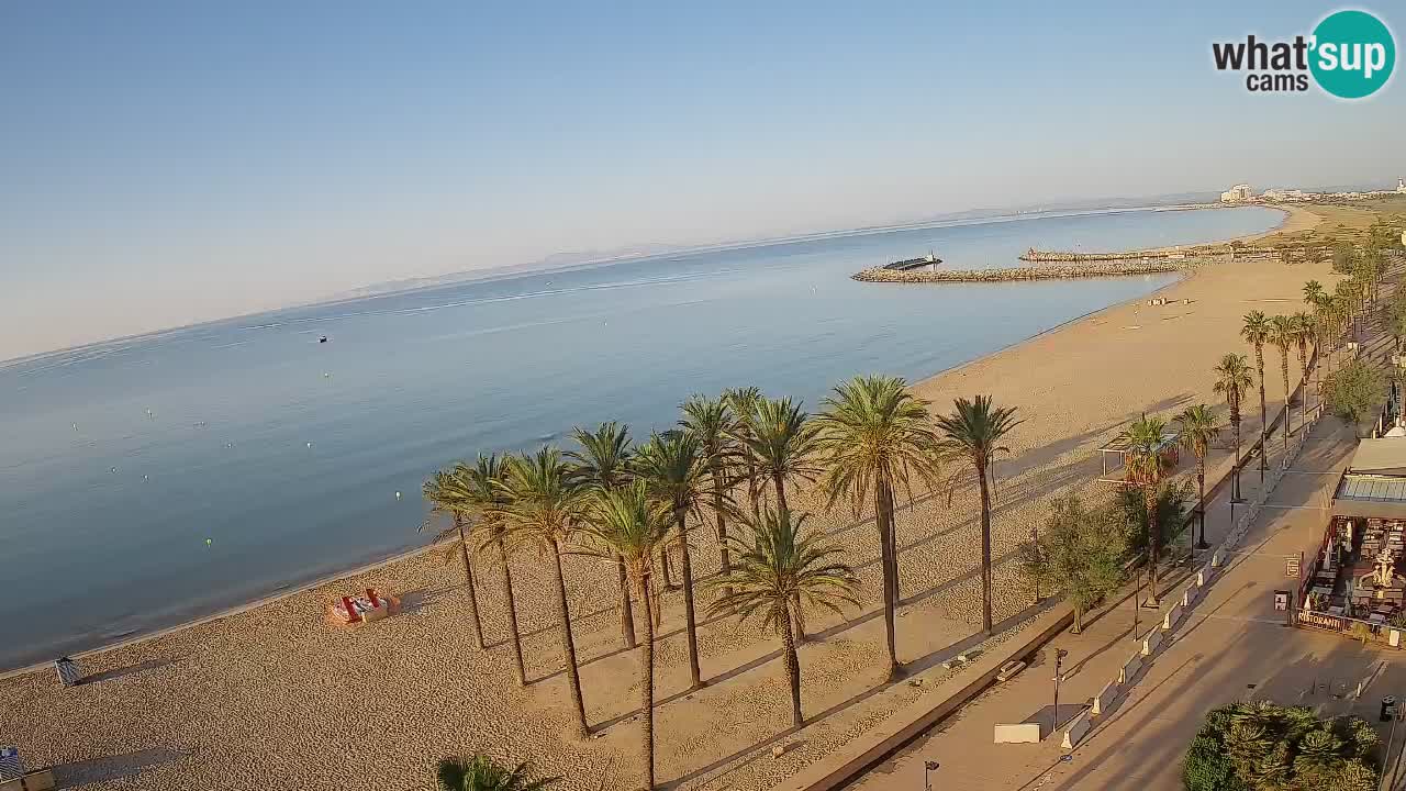 LIVEcam Roses plage – Hotel Montecarlo