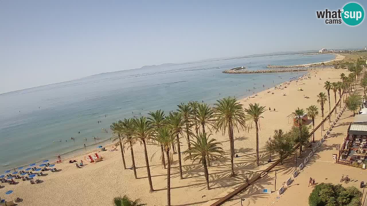 LIVEcam Roses plage – Hotel Montecarlo