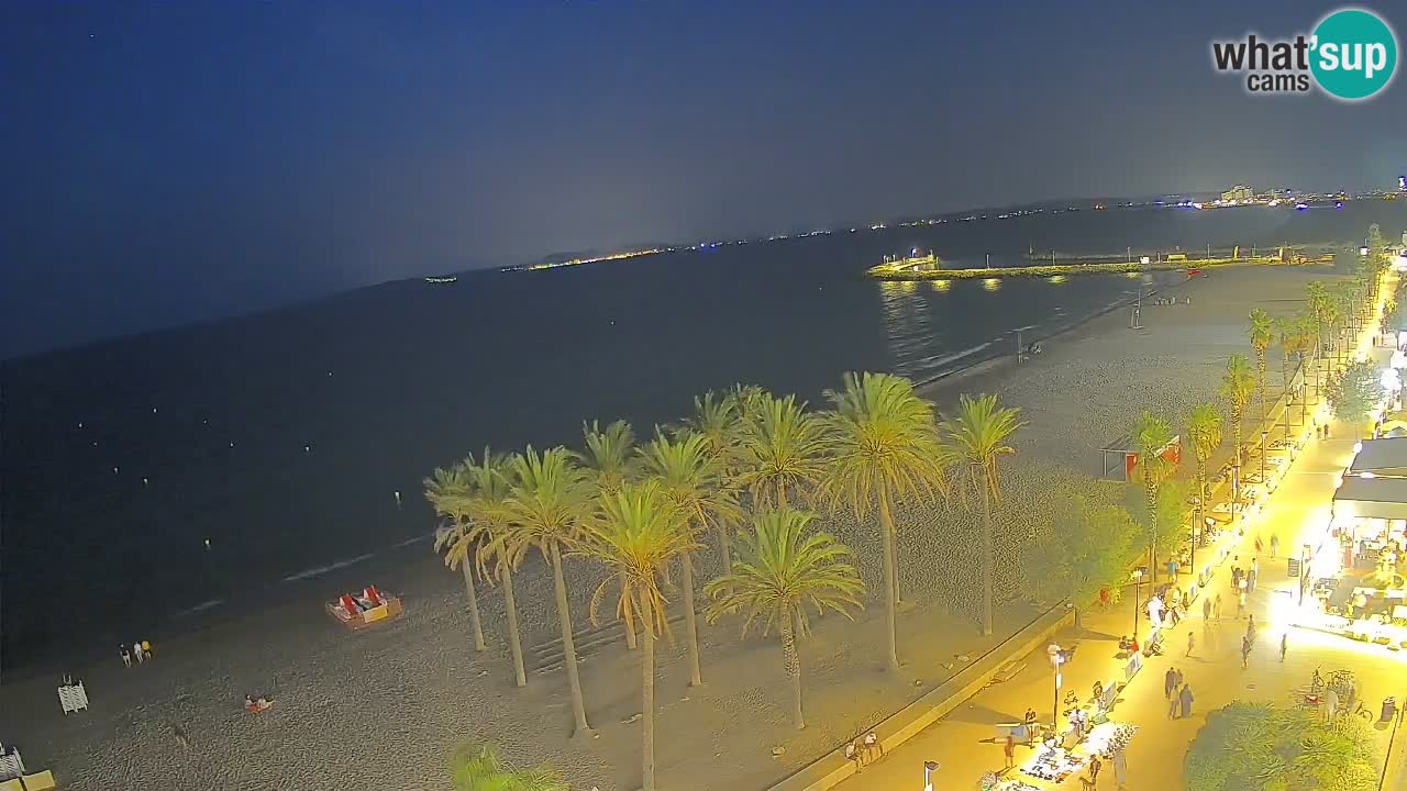 LIVEcam Roses plage – Hotel Montecarlo