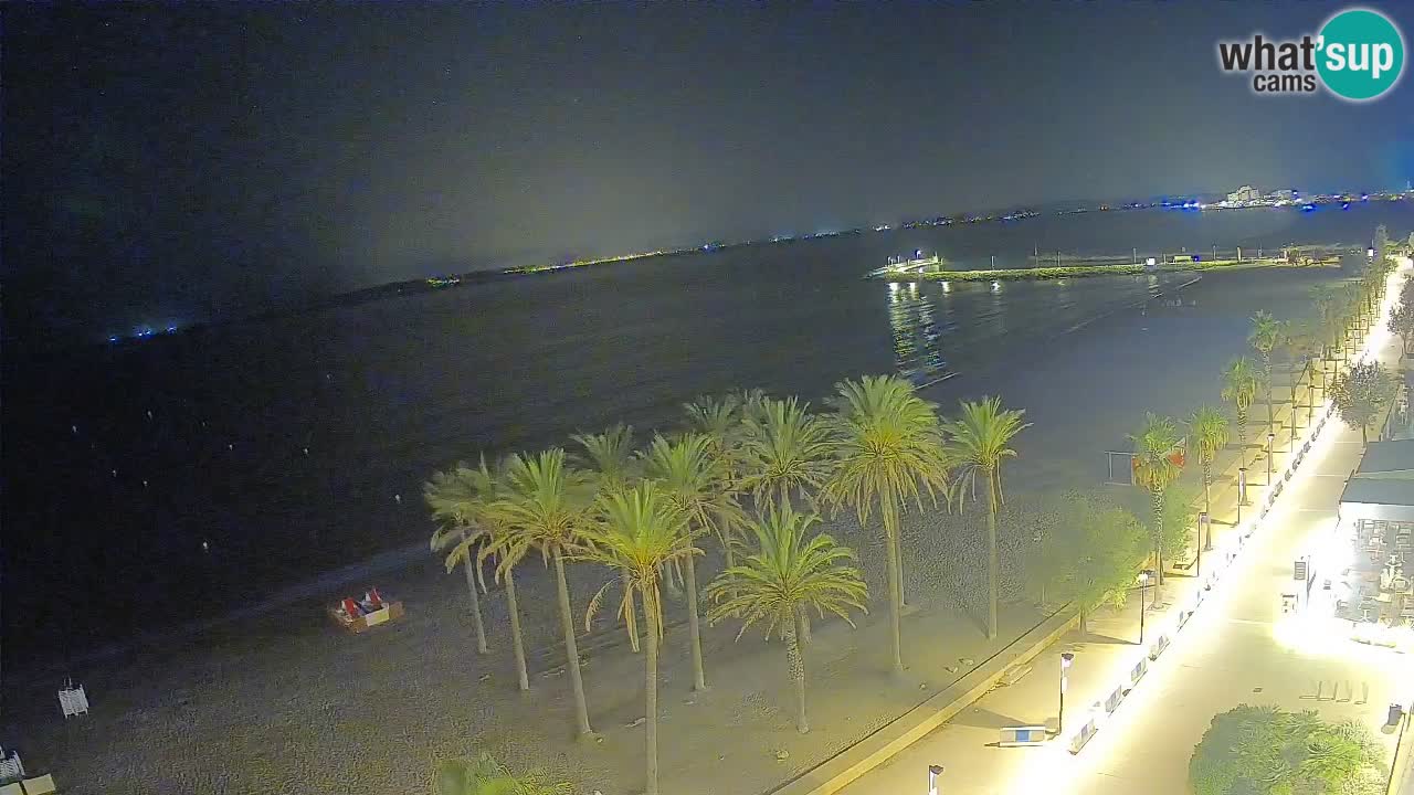 LIVEcam Roses plage – Hotel Montecarlo