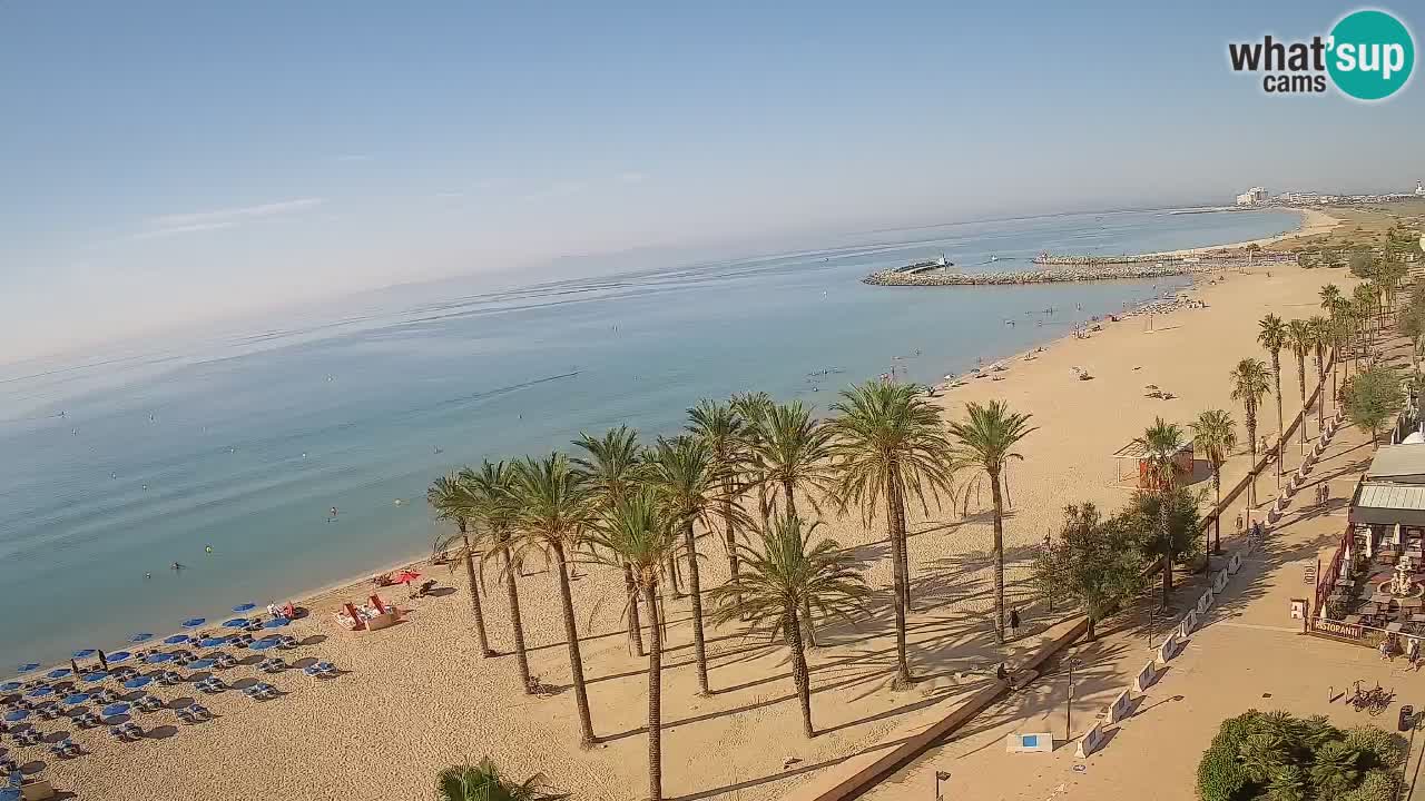 LIVEcam Roses plage – Hotel Montecarlo