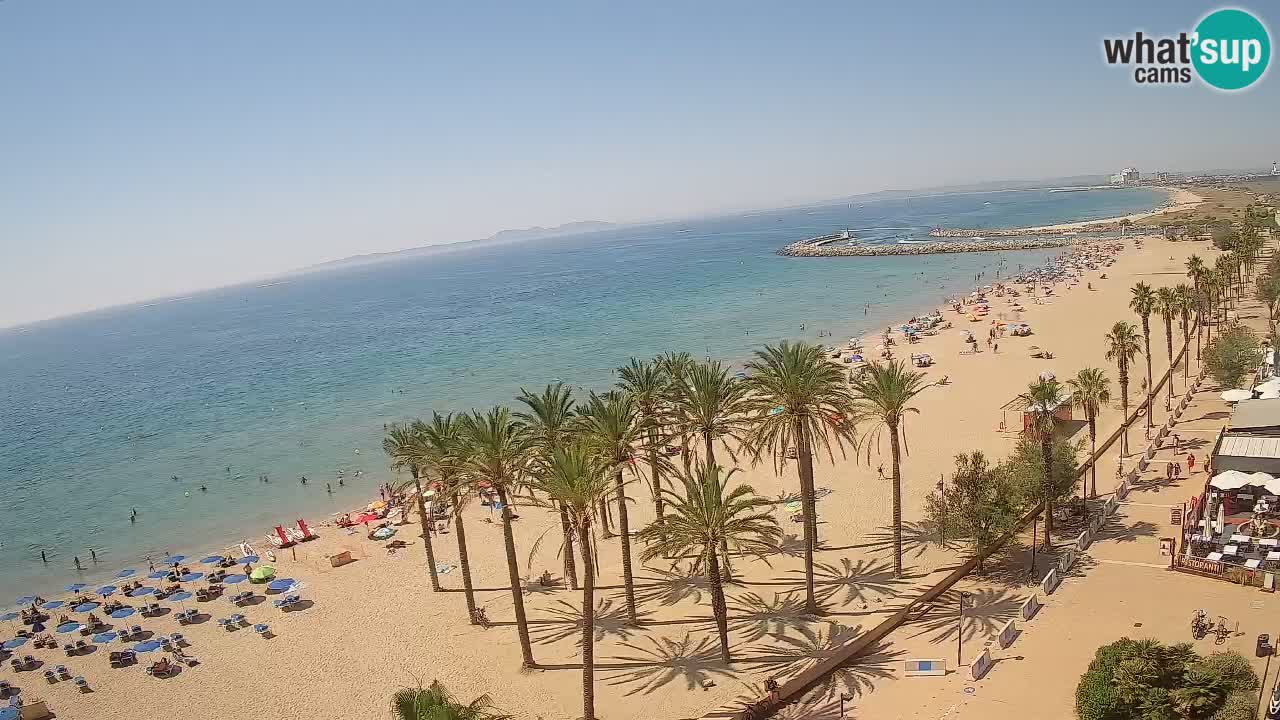 LIVEcam Roses plage – Hotel Montecarlo