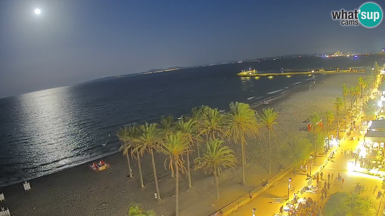 LIVEcam Roses plage – Hotel Montecarlo