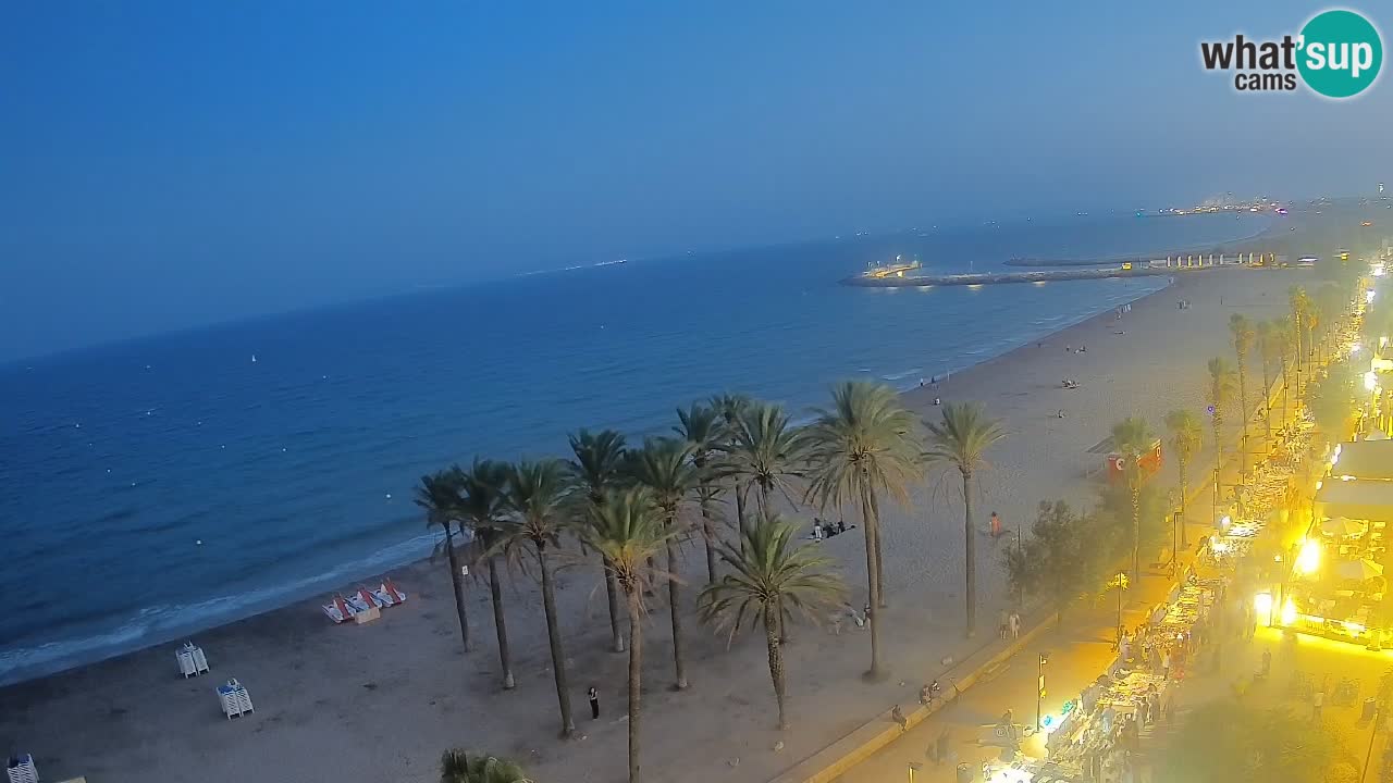 LIVEcam Roses plage – Hotel Montecarlo