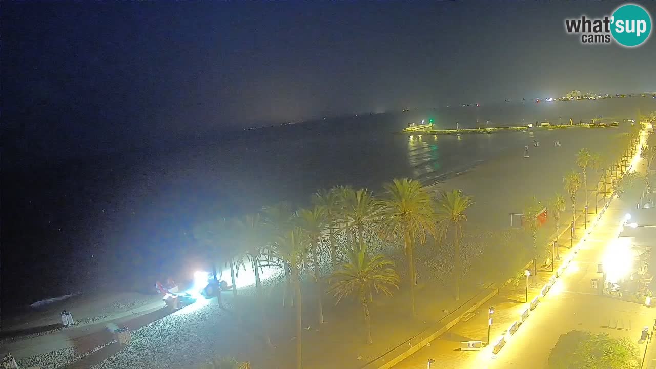 LIVEcam Roses plage – Hotel Montecarlo