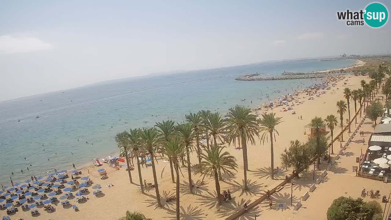 LIVEcam Roses plage – Hotel Montecarlo
