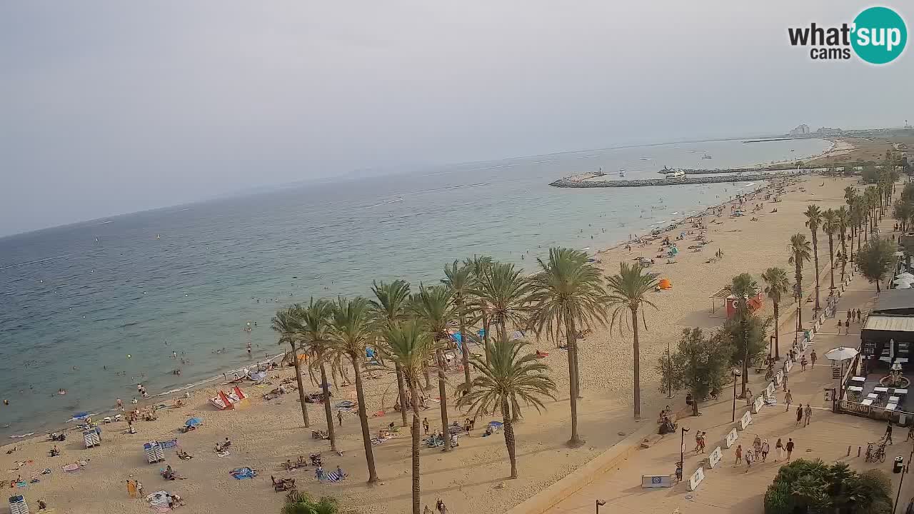 LIVEcam Roses plage – Hotel Montecarlo