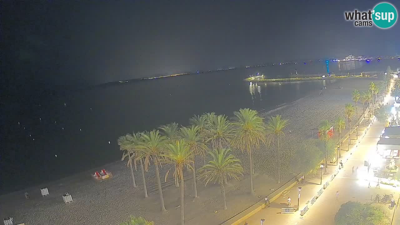 LIVEcam Roses plage – Hotel Montecarlo
