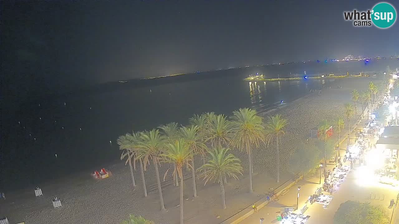 LIVEcam Roses plage – Hotel Montecarlo