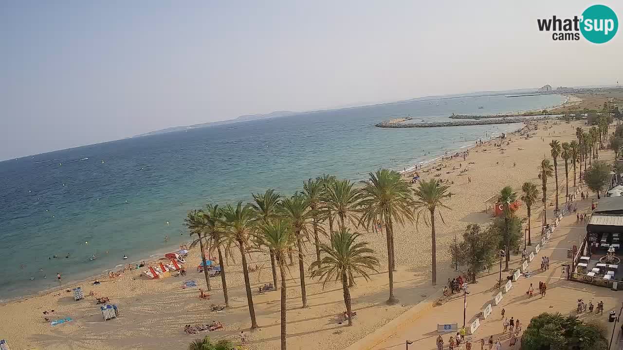 LIVEcam Roses plage – Hotel Montecarlo