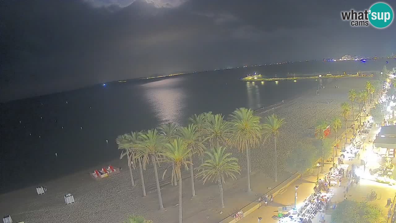 LIVEcam Roses plage – Hotel Montecarlo