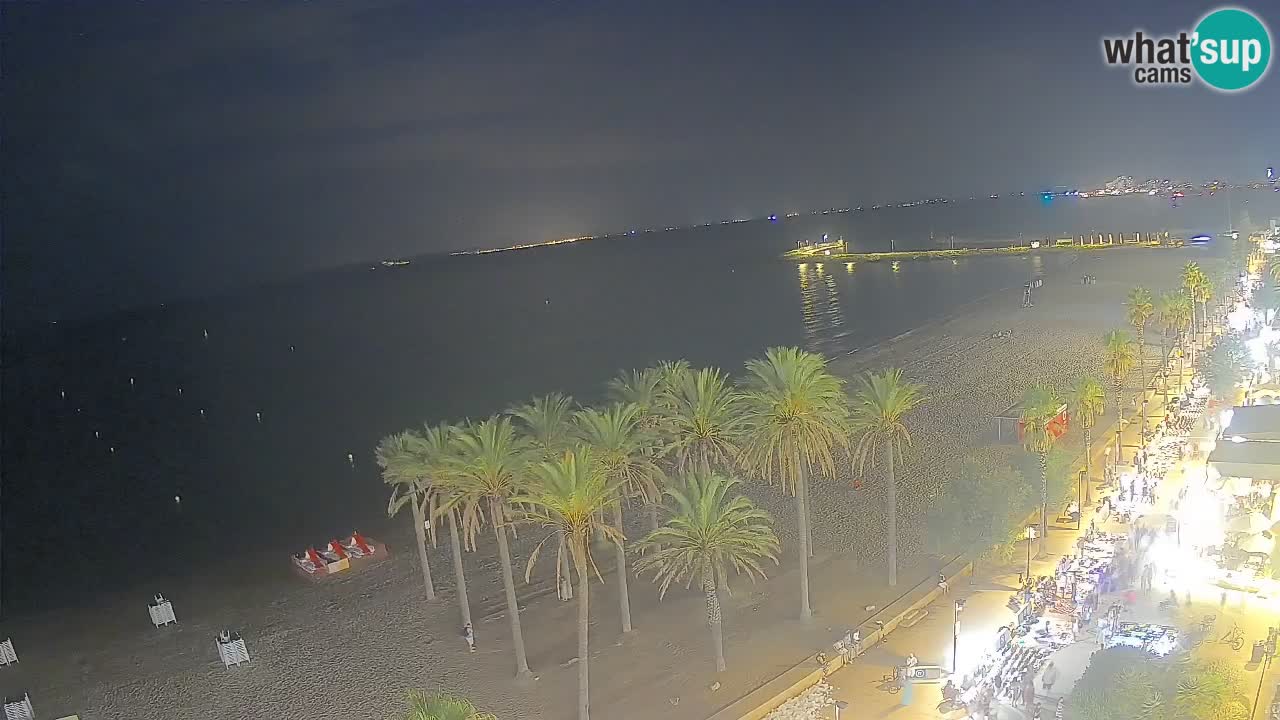 LIVEcam Roses plage – Hotel Montecarlo
